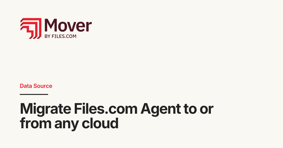 NetApp — Migrate to or from any cloud | Mover